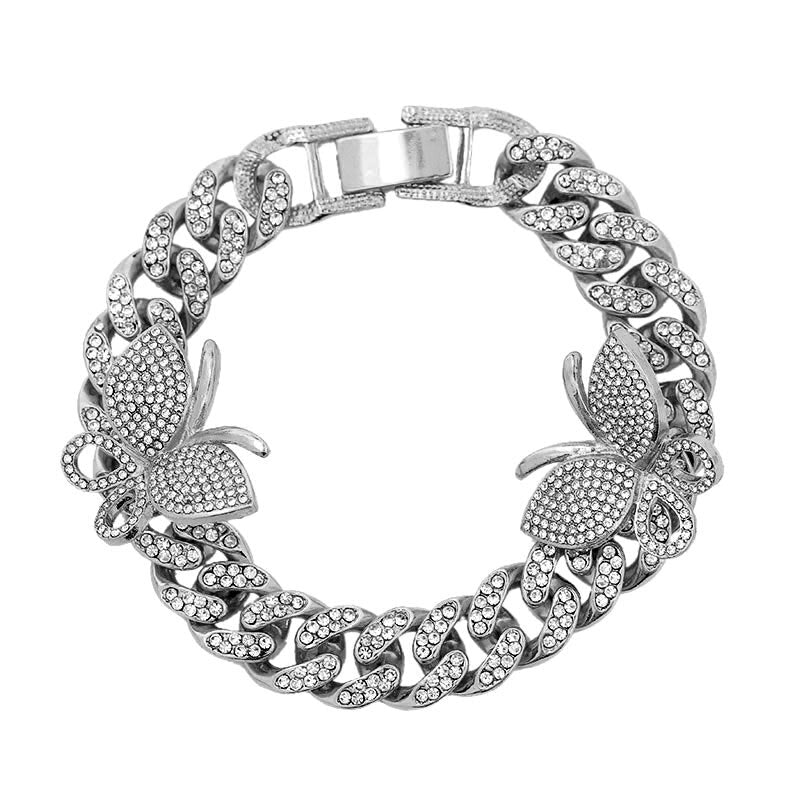 Butterfly Cuban Bracelet