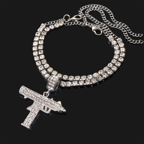 Hip Hop Pendant Anklet