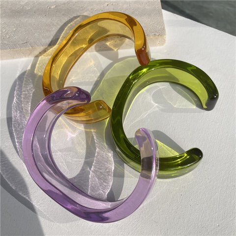 Transparent Bangle Bracelet