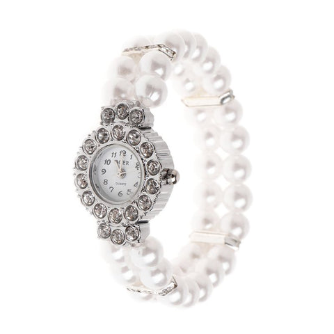 Pearl Rhinestone Watch