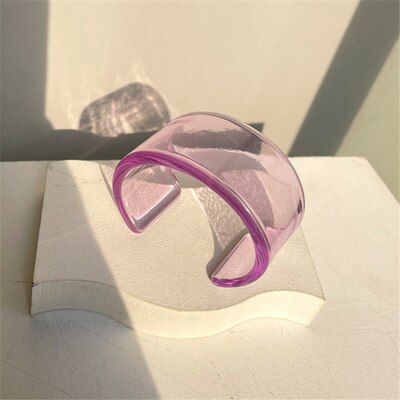 Transparent Bangle Bracelet