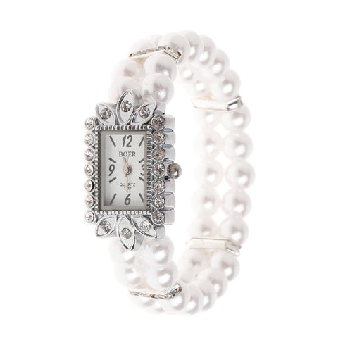 Pearl Rhinestone Watch