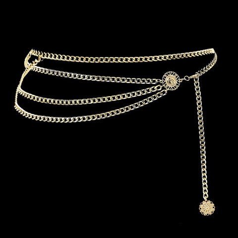 Vintage Gold Waist Belt