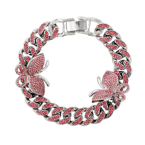 Butterfly Cuban Bracelet