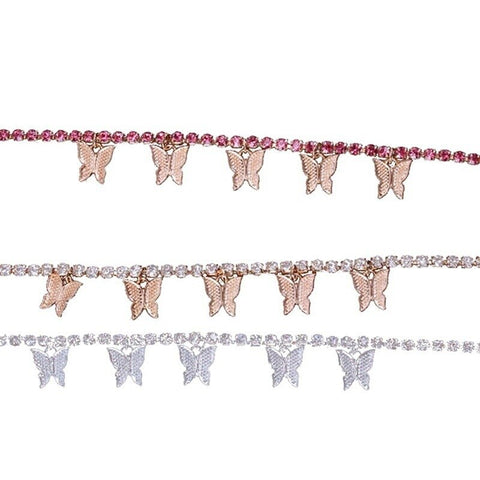 Butterfly Tennis Anklet