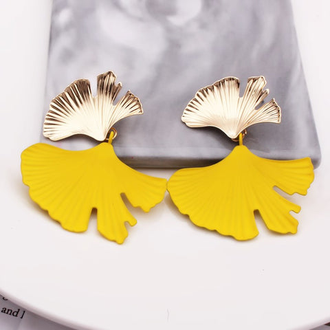 Gold Leaf Earrings