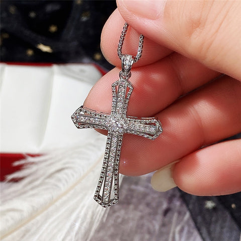 Luxury Cross Pendant Necklace