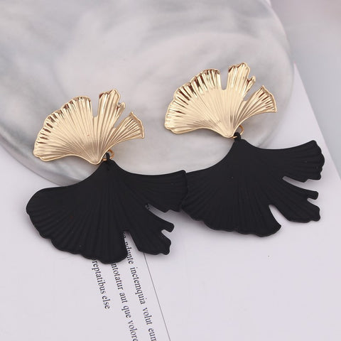 Gold Leaf Earrings