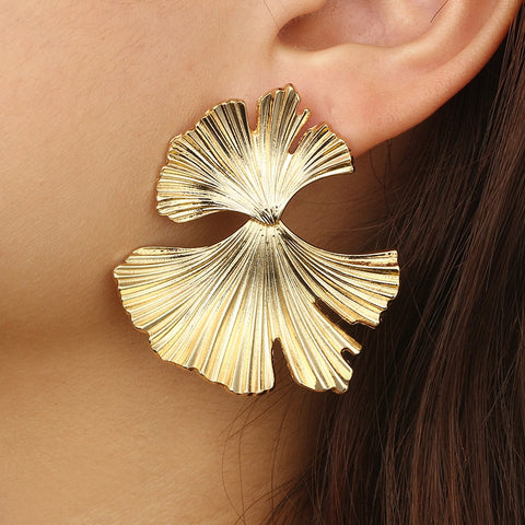 Gold Leaf Earrings