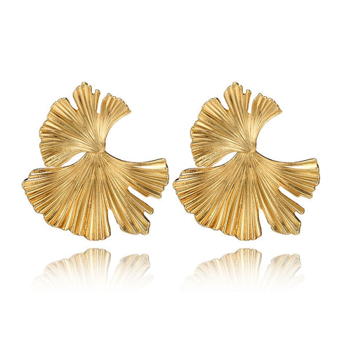 Gold Leaf Earrings