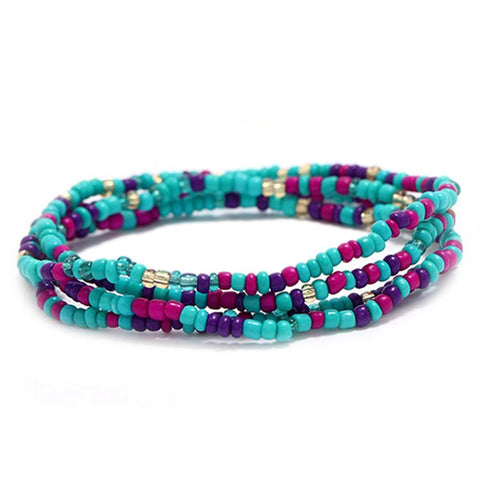 Multi Colour African Waist Beads