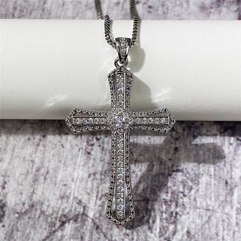 Luxury Cross Pendant Necklace