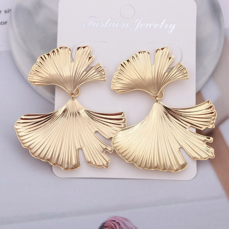 Gold Leaf Earrings