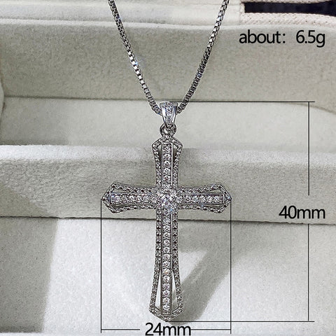 Luxury Cross Pendant Necklace