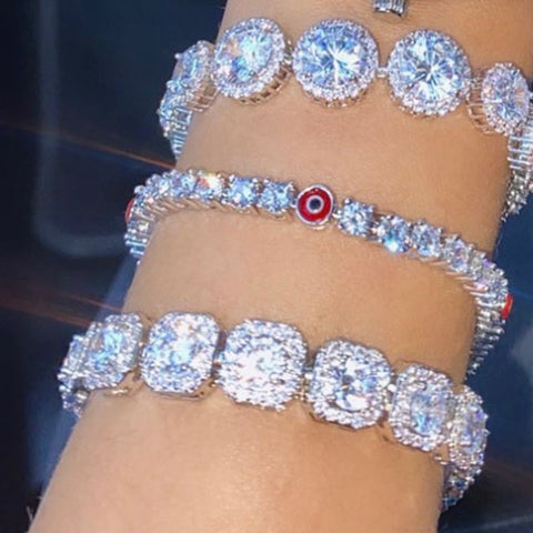 Rhinestone Tennis Bracelet