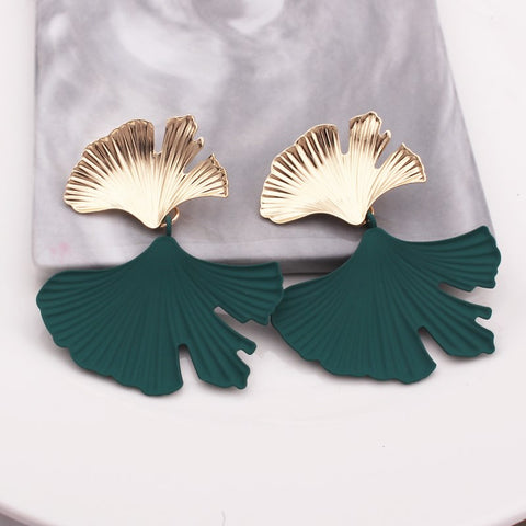 Gold Leaf Earrings