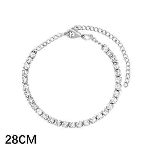 Rhinestone Tennis Bracelet