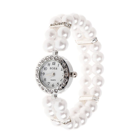 Pearl Rhinestone Watch