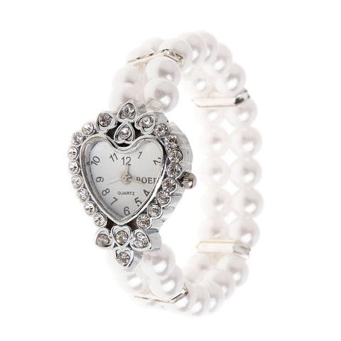 Pearl Rhinestone Watch