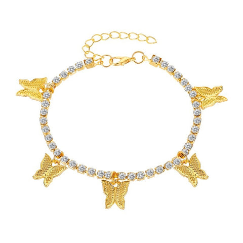 Butterfly Tennis Anklet