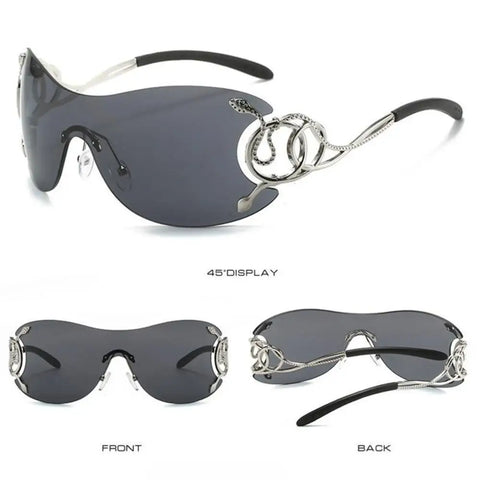 Rimless Snake Shades