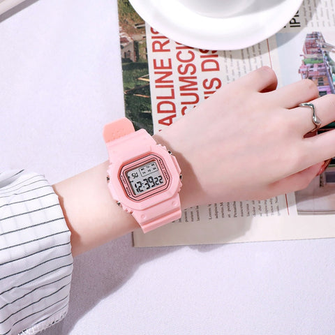 Transparent & Silicon Digital Watch