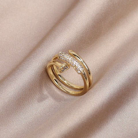 Gold Cuff Ring