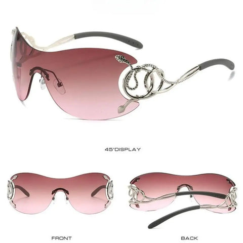 Rimless Snake Shades