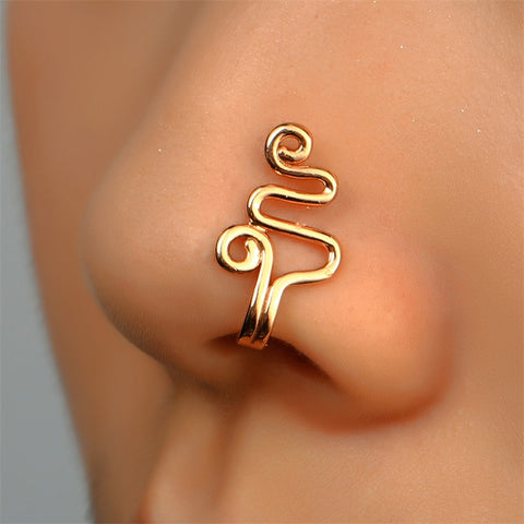 Gold Nose Piercing Designs