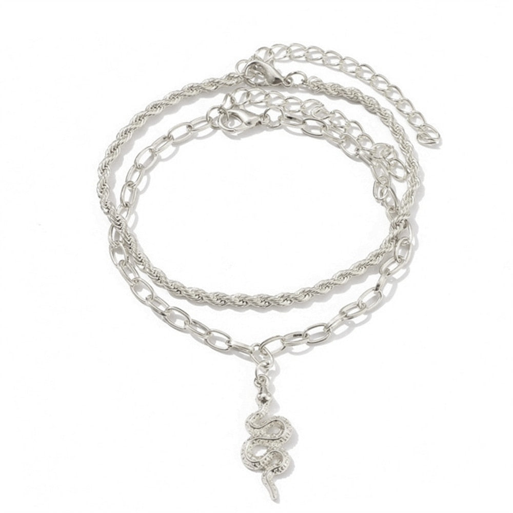 Bohemian Snake Anklet