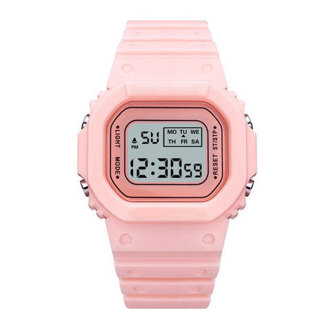 Transparent & Silicon Digital Watch