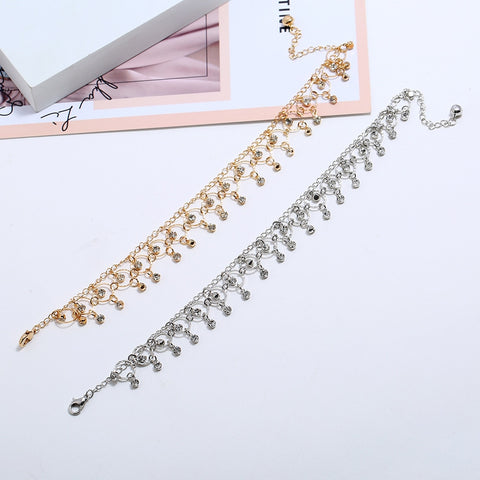 Bohemian Rhinestone Anklet