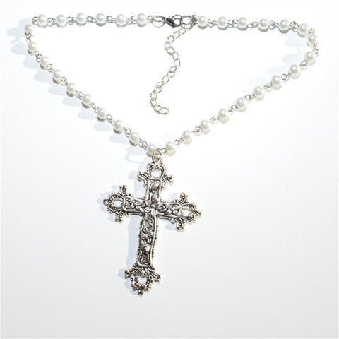 Pearl Rosary Necklace