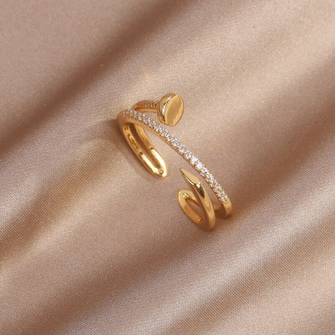 Gold Cuff Ring