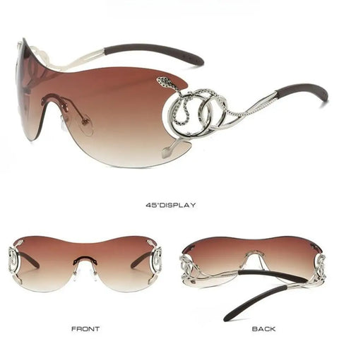 Rimless Snake Shades