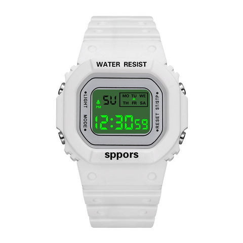 Transparent & Silicon Digital Watch