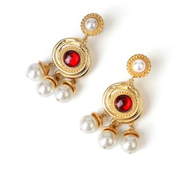 Luxury Pearl Chunky Earrings