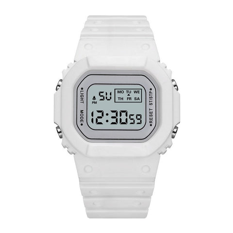 Transparent & Silicon Digital Watch