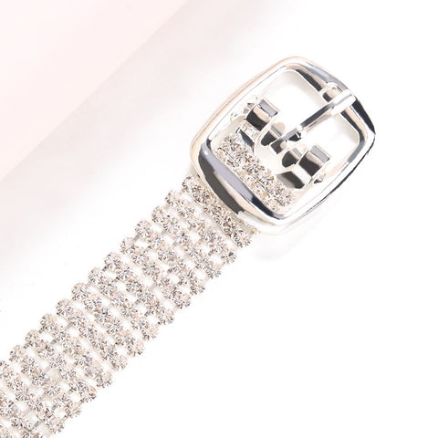 Rhinestone Belt Anklet