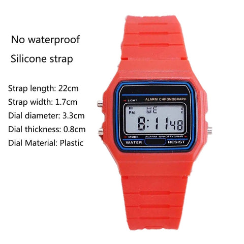 Transparent & Silicon Digital Watch