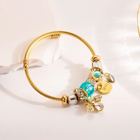 Butterfly Bangle Bracelet