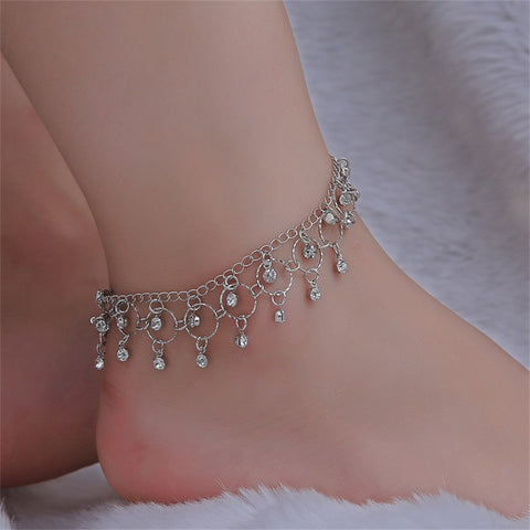 Bohemian Rhinestone Anklet