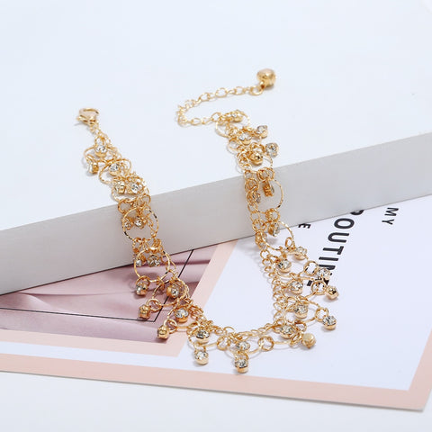 Bohemian Rhinestone Anklet