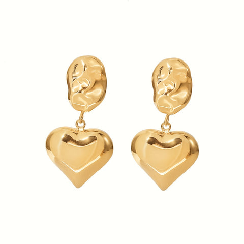 Double Heart Earrings