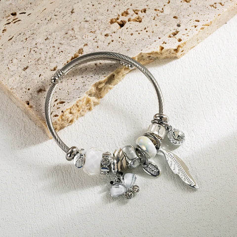 Butterfly Bangle Bracelet