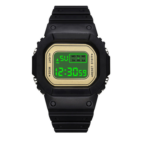 Transparent & Silicon Digital Watch