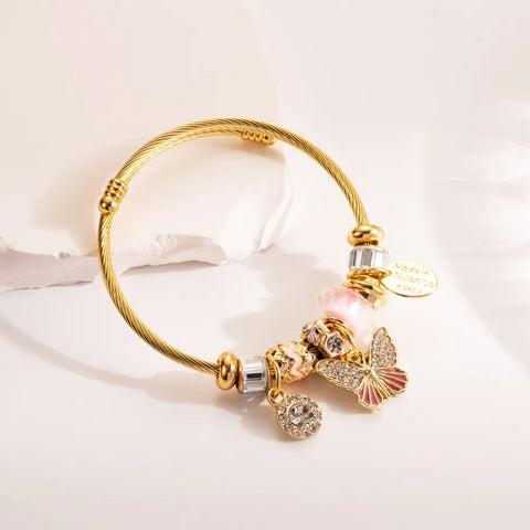 Butterfly Bangle Bracelet