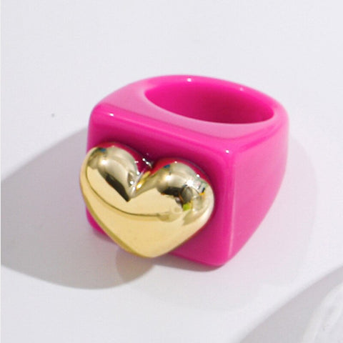 Harajuku Heart Ring