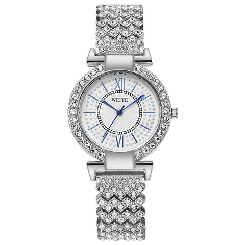 Pattern Diamond Quartz Watch