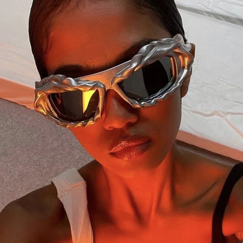 Metallic Punk Sunglasses